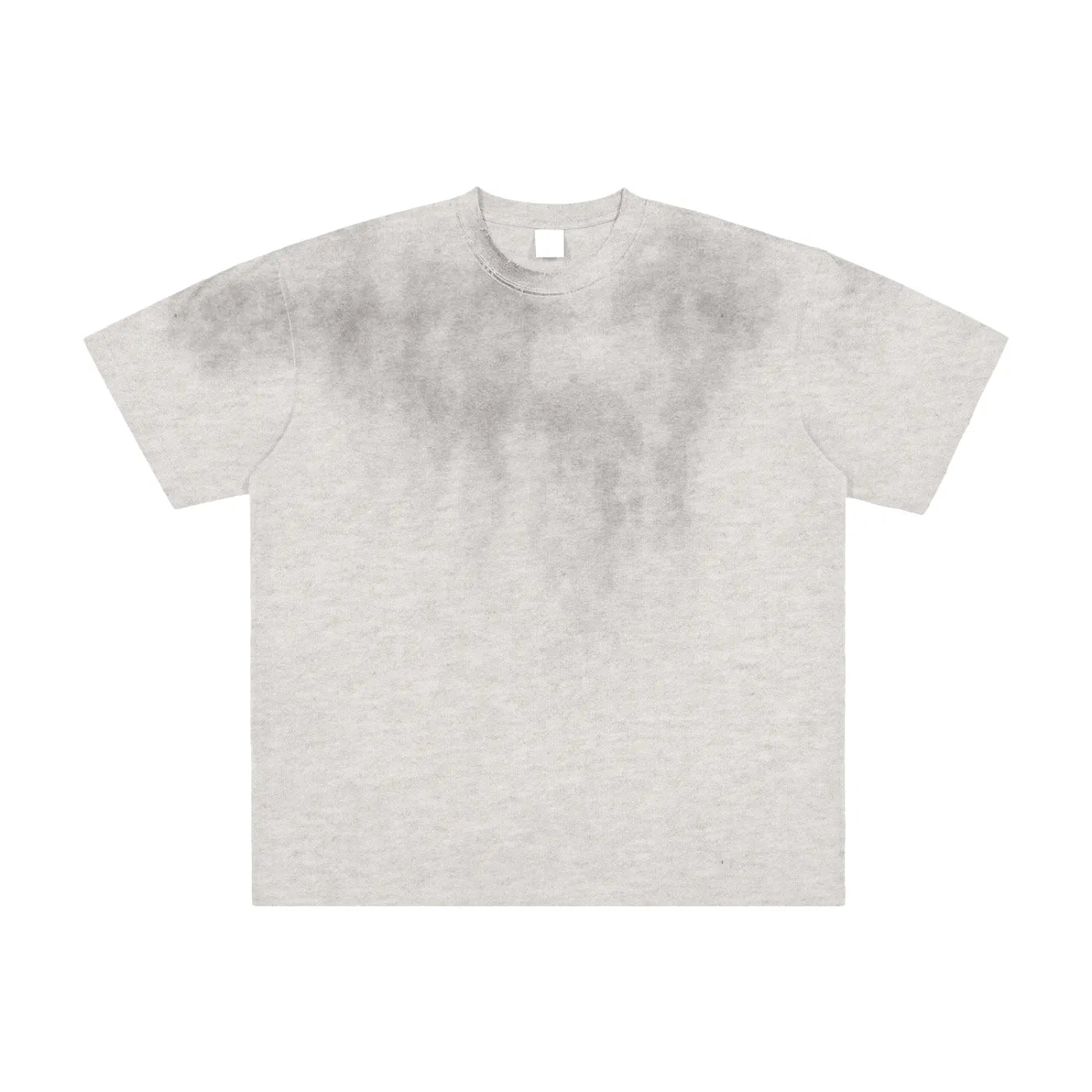 Vintage Washed Frayed T-Shirt - Grey